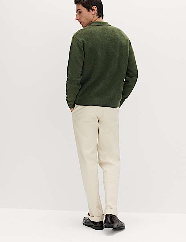 Supersoft Polo Neck Jumper with Wool - AU