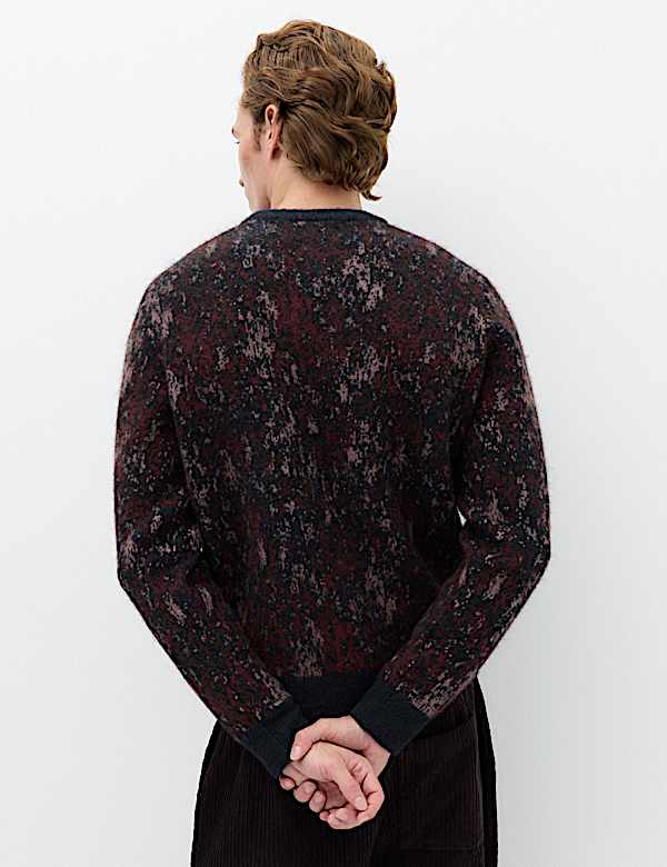 Fairisle Crew Neck Jumper with Wool
