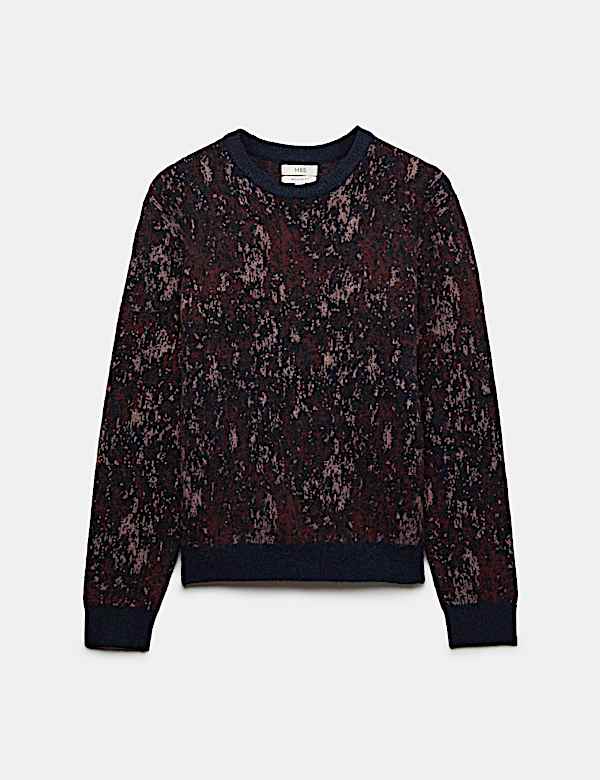 Fairisle Crew Neck Jumper with Wool - AU