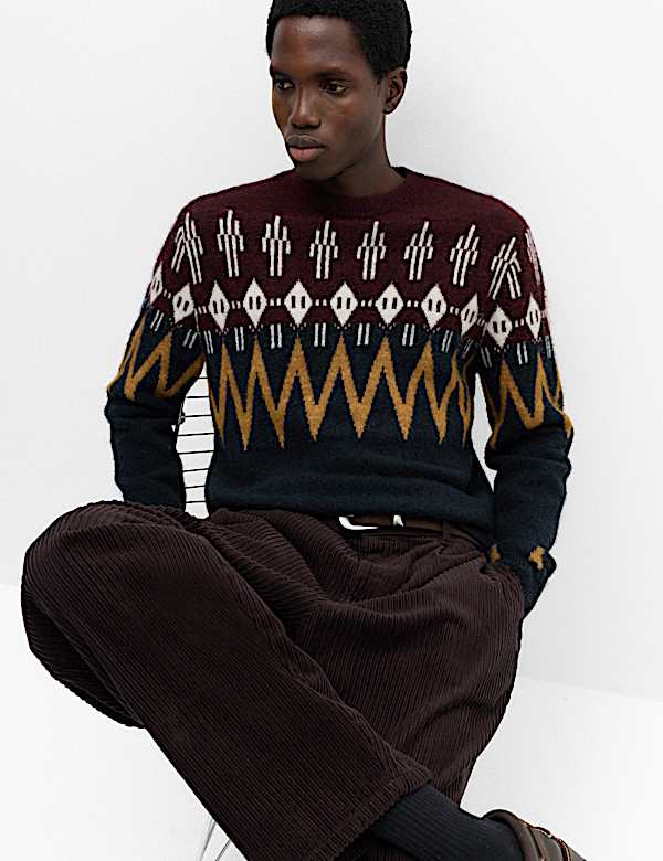 Fairisle Crew Neck Jumper - JO