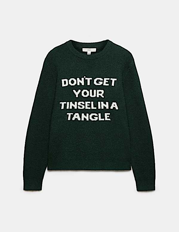 Apres Slogan Crew Neck Jumper - ID