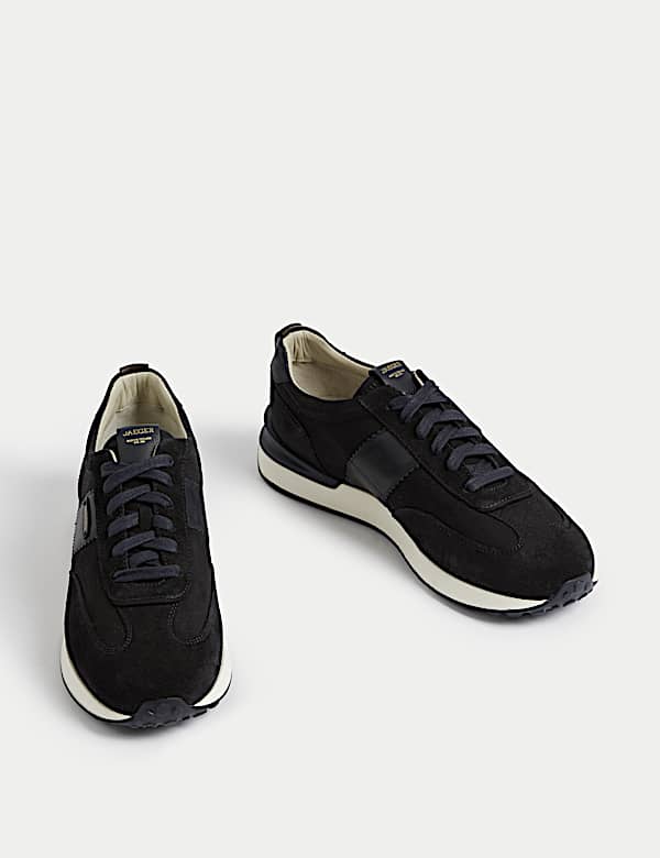 Leather Lace Up Trainers - BE