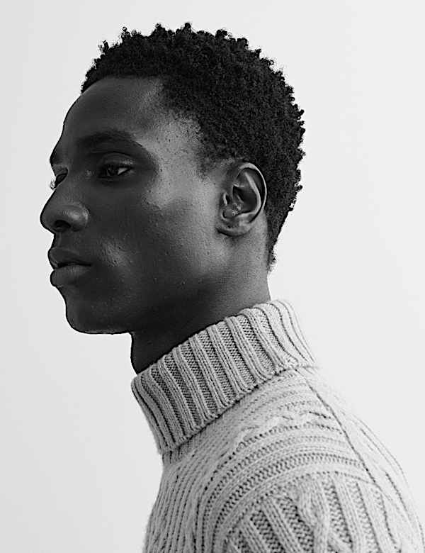 Pure Lambswool Cable Roll Neck Jumper - AU