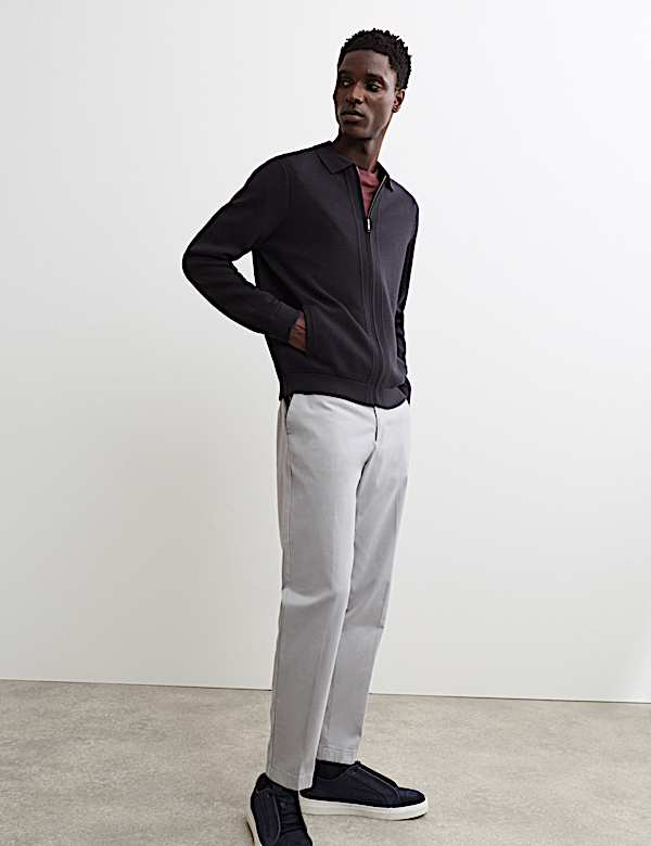 Pure Merino Wool Milano Knitted Jacket - FR