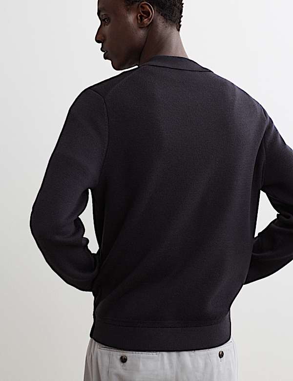 Pure Merino Wool Milano Knitted Jacket - FR