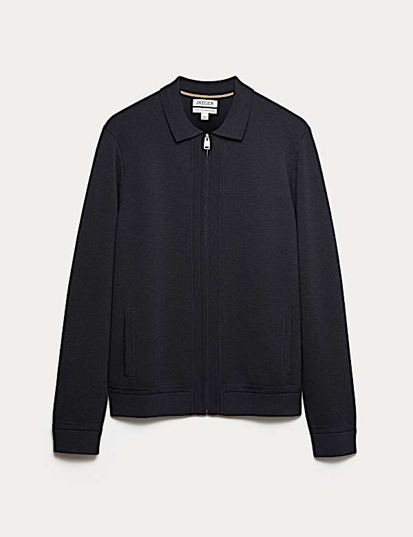 Pure Merino Wool Milano Knitted Jacket - FR