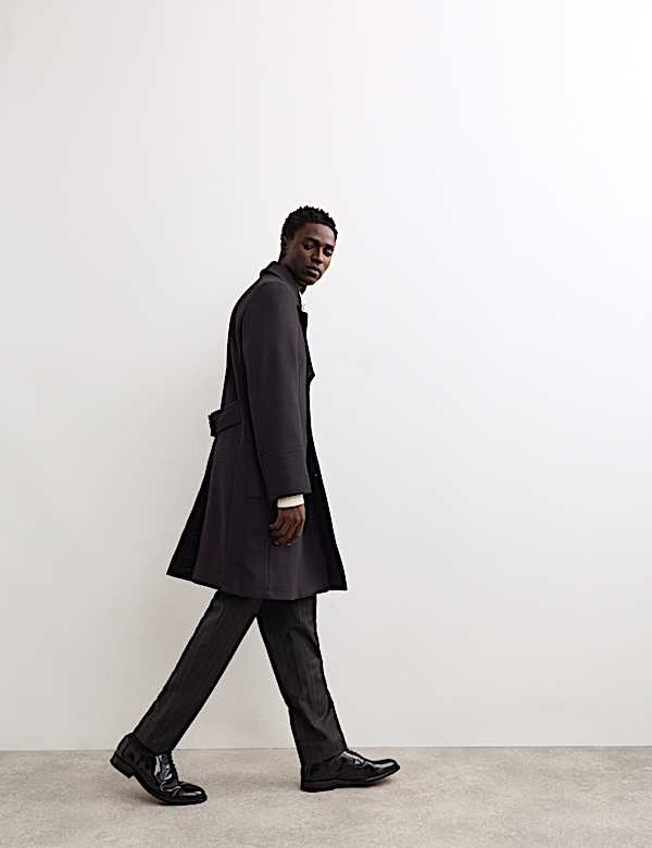 Italian Wool Revere Coat - AU