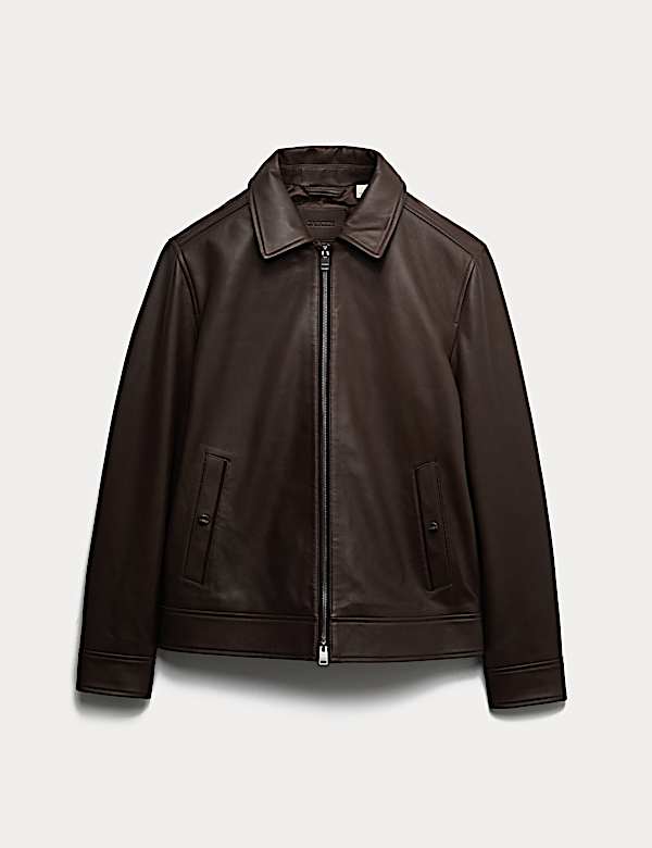 Leren Harrington-jasje - NL