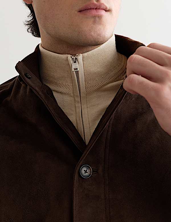 Merino Wool with Silk Half Zip Jumper - CZ