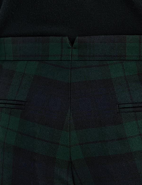 Tailored Fit British Check Suit Trousers - AU