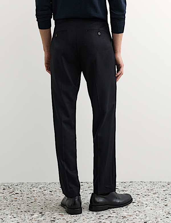 Italian Pure Wool Flannel Trousers - NZ