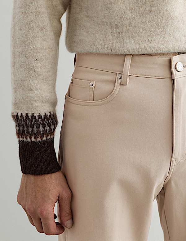 Straight Fit 5 Pocket Trousers - CH