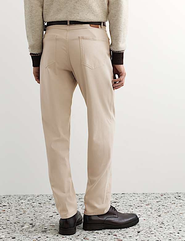 Straight Fit 5 Pocket Trousers - CH