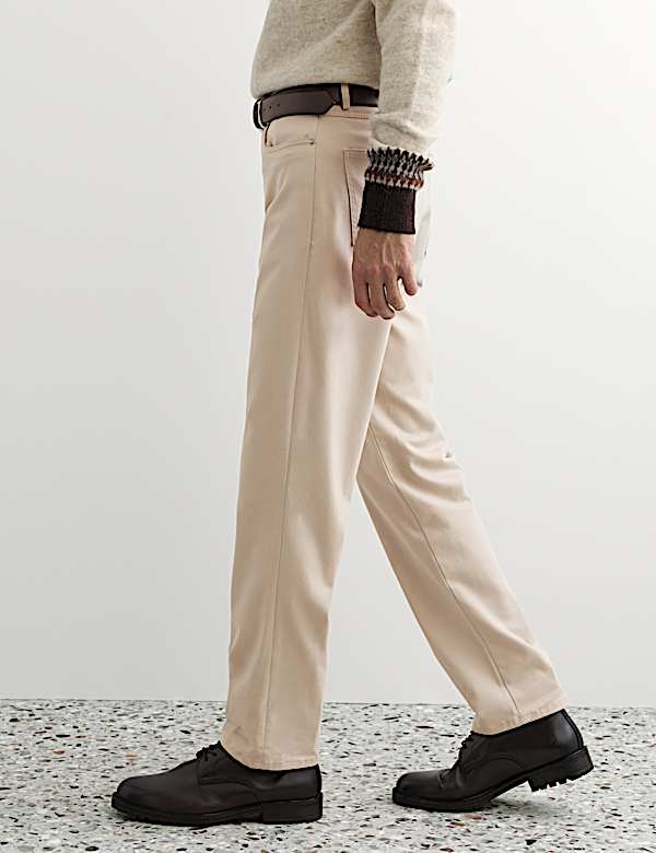 Straight Fit 5 Pocket Trousers - CH