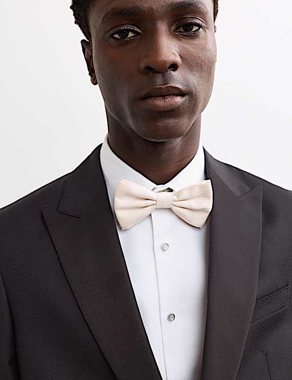 Tailored Fit Pure Wool Tuxedo Jacket - BE