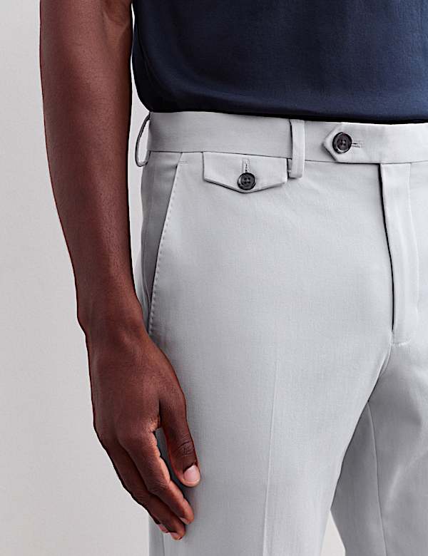 Slim Fit Italian Cotton Chinos - CA