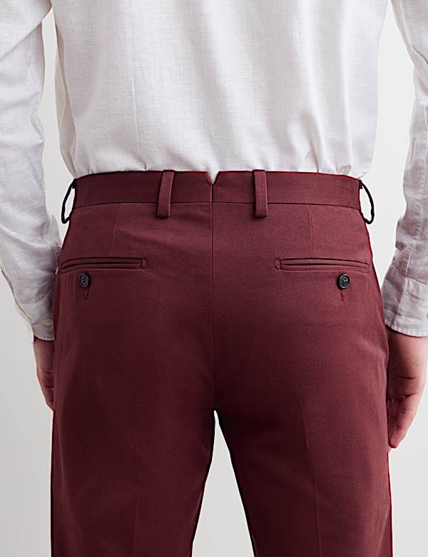 Tailored Fit Italian Cotton Chinos - CZ