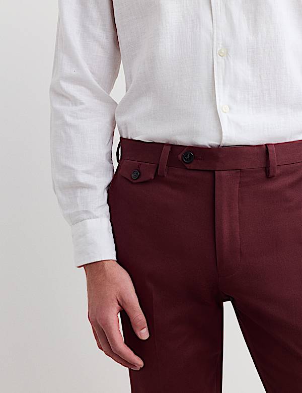 Tailored Fit Italian Cotton Chinos - CZ