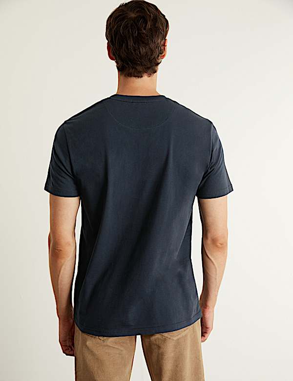 Pure Cotton Crew Neck T-Shirt
