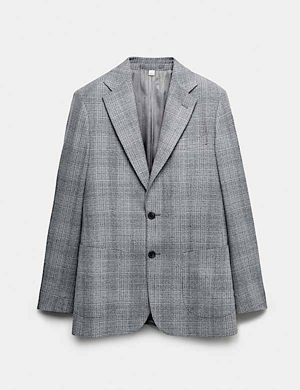 Tailored Fit Italian Pure Wool Blazer - NZ