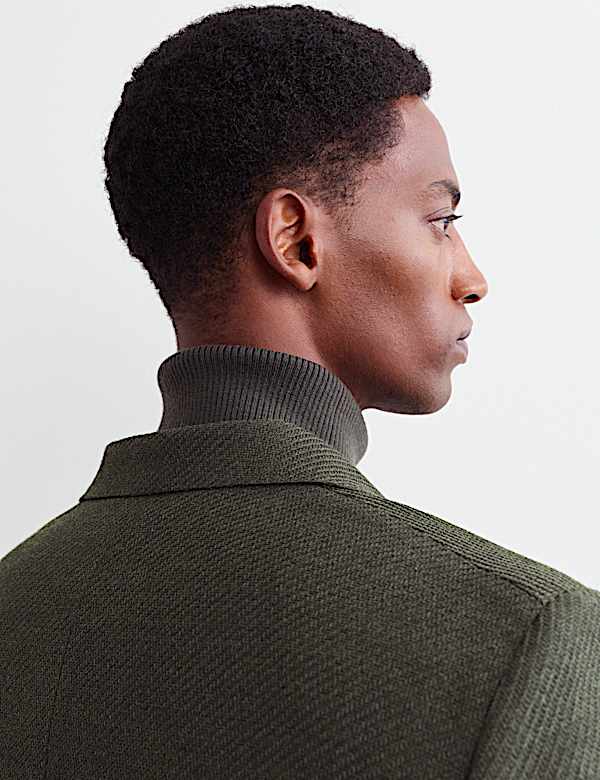 Tailored Fit Wool Rich Twill Blazer - AU