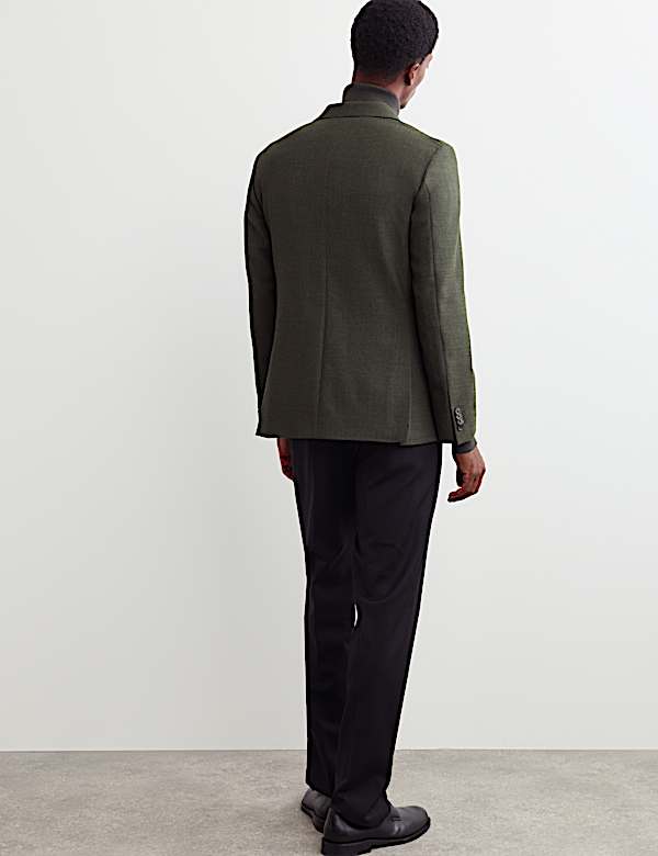 Tailored Fit Wool Rich Twill Blazer - AU