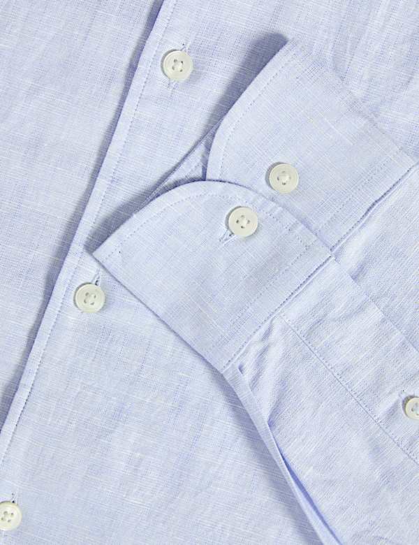 Regular Fit Luxury Linen Cotton Shirt - GR