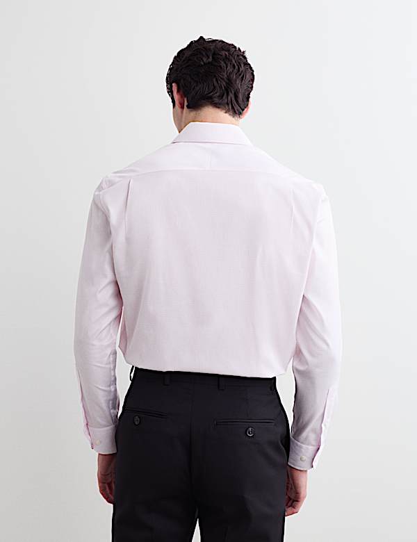 Chemise ajust&eacute;e 100 % coton &agrave; carreaux - CA