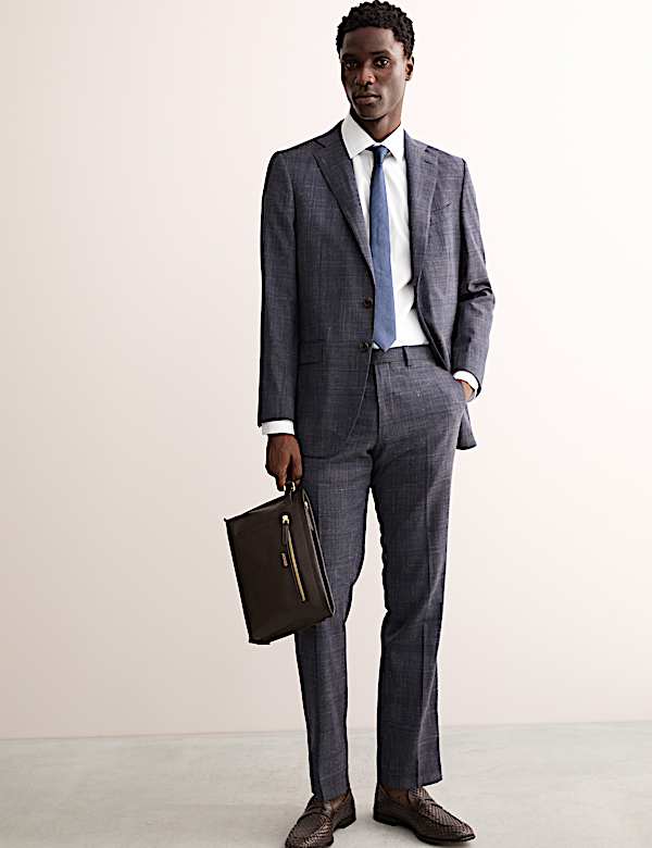 Tailored Fit Luxury Cotton Textured Shirt - CZ