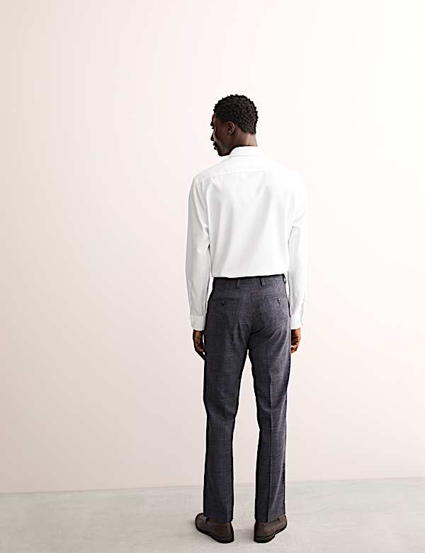 Tailored Fit Luxury Cotton Textured Shirt - CZ