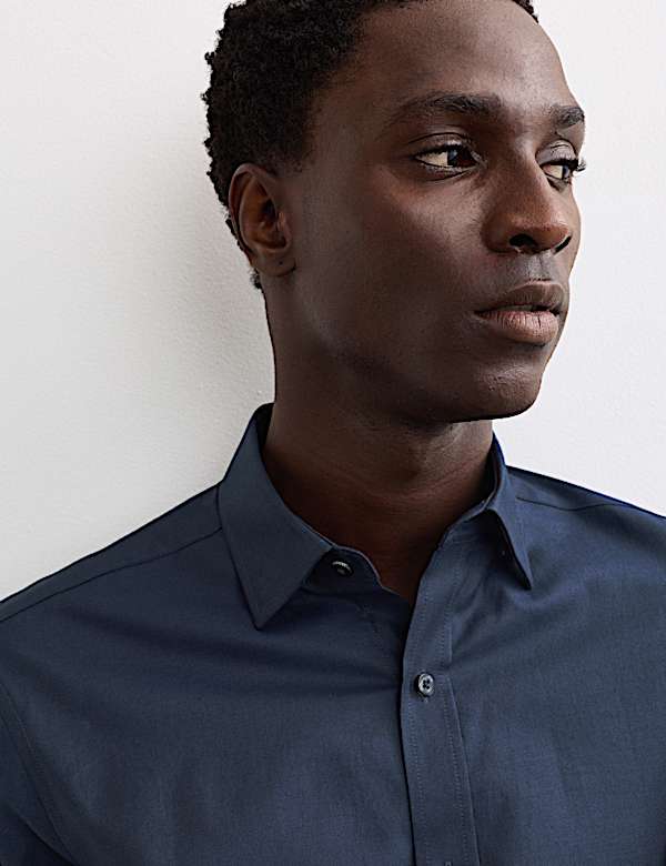 Chemise Oxford de luxe coupe standard 100 % coton - FR