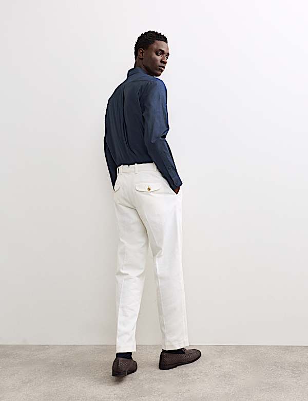 Chemise Oxford de luxe coupe standard 100 % coton - FR