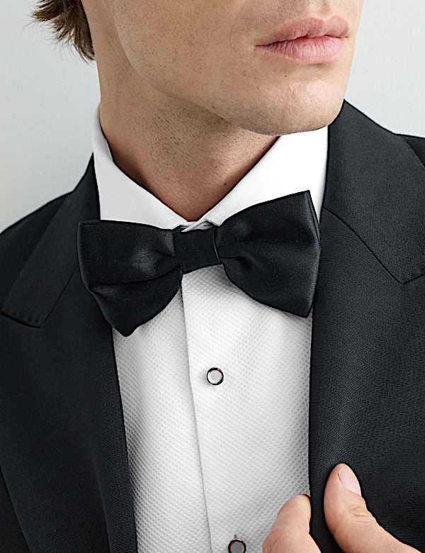 Tailored Fit Pure Cotton Bib Front Dress Shirt - CA