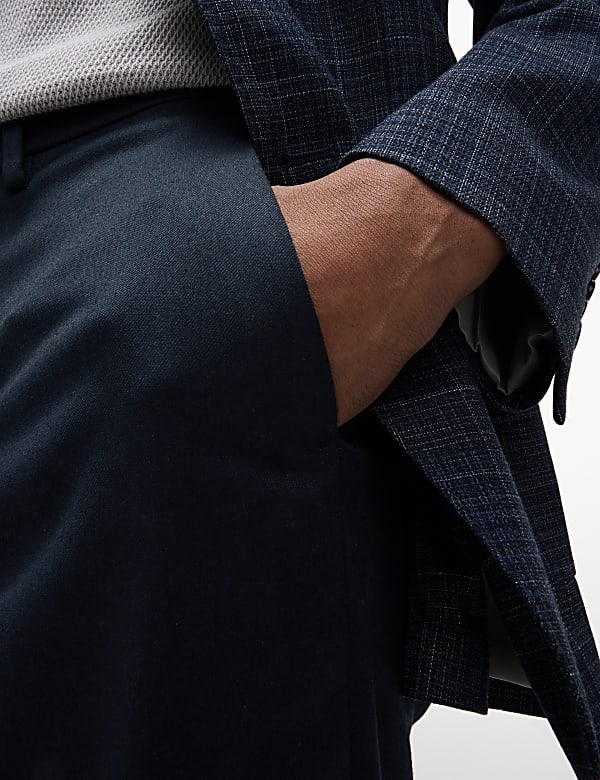 Regular Fit Smart Stretch Trousers