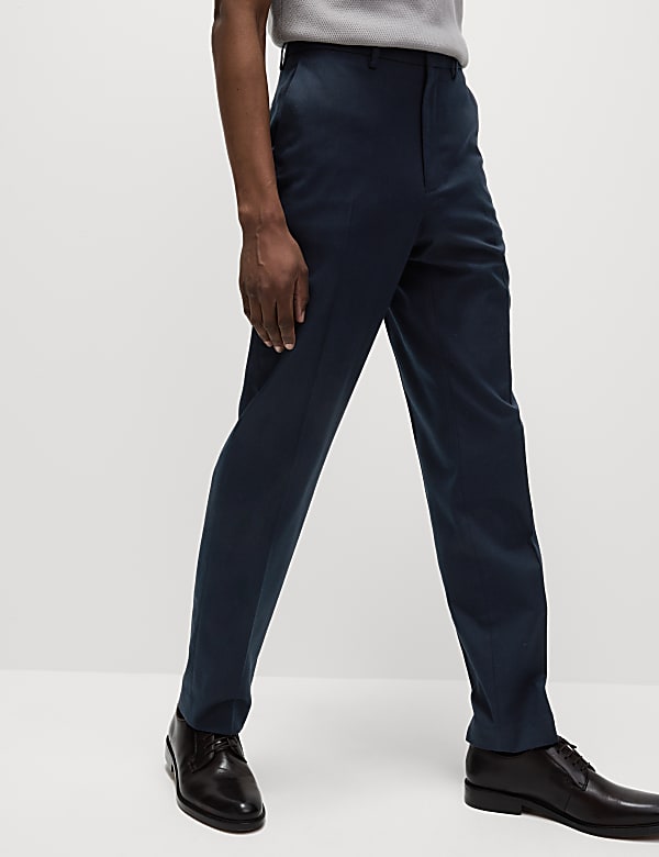 Regular Fit Smart Stretch Trousers