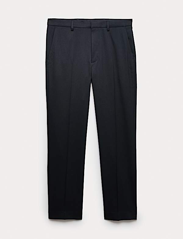 Regular Fit Smart Stretch Trousers