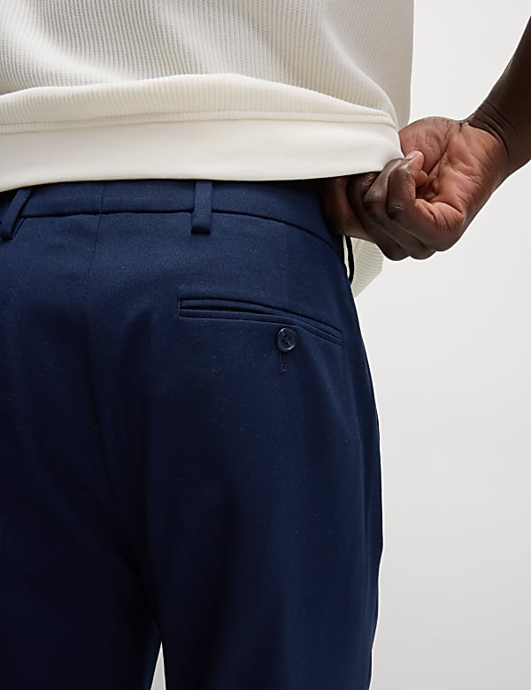 Regular Fit Smart Stretch Trousers