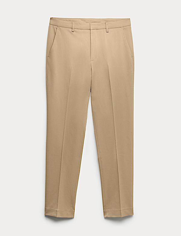 Regular Fit Smart Stretch Trousers - DE