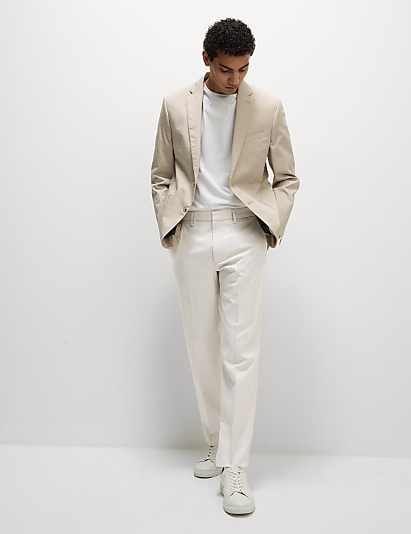 Regular Fit Smart Stretch Trousers