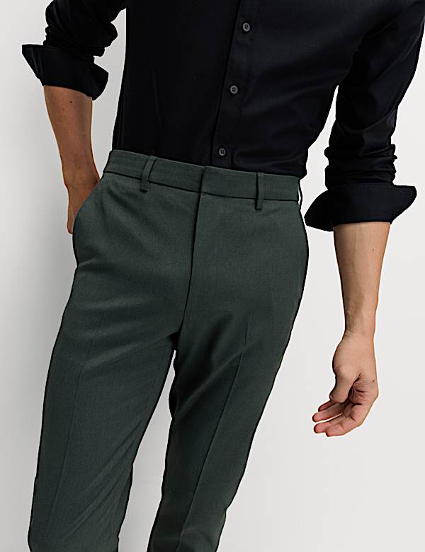 Regular Fit Smart Stretch Trousers - ES