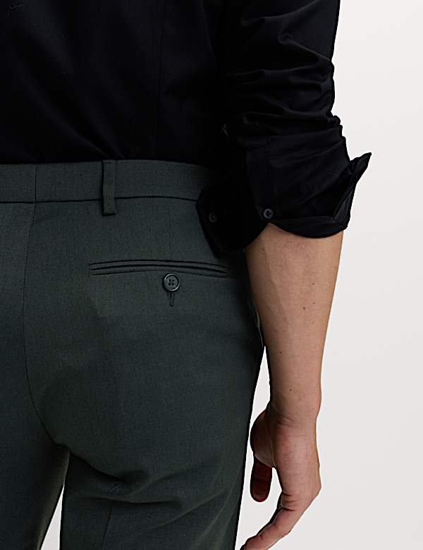 Regular Fit Smart Stretch Trousers - ES