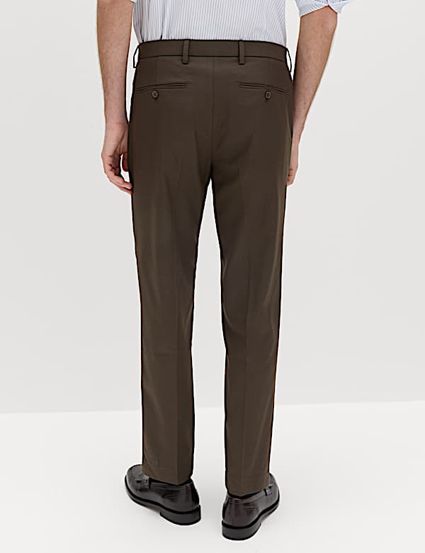 Regular Fit Smart Stretch Trousers - US
