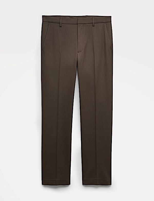 Regular Fit Smart Stretch Trousers - US