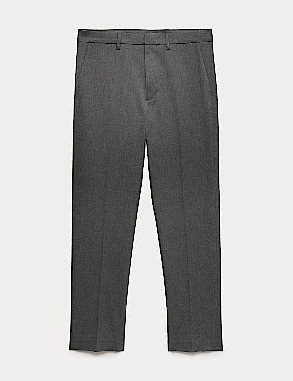 Regular Fit Smart Stretch Trousers - US