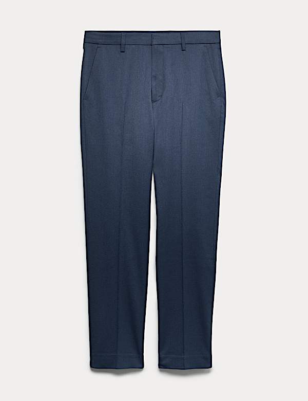 Regular Fit Smart Stretch Trousers - US