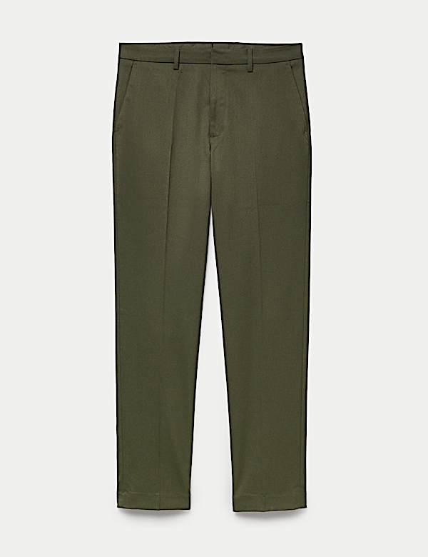 Regular Fit Smart Stretch Trousers