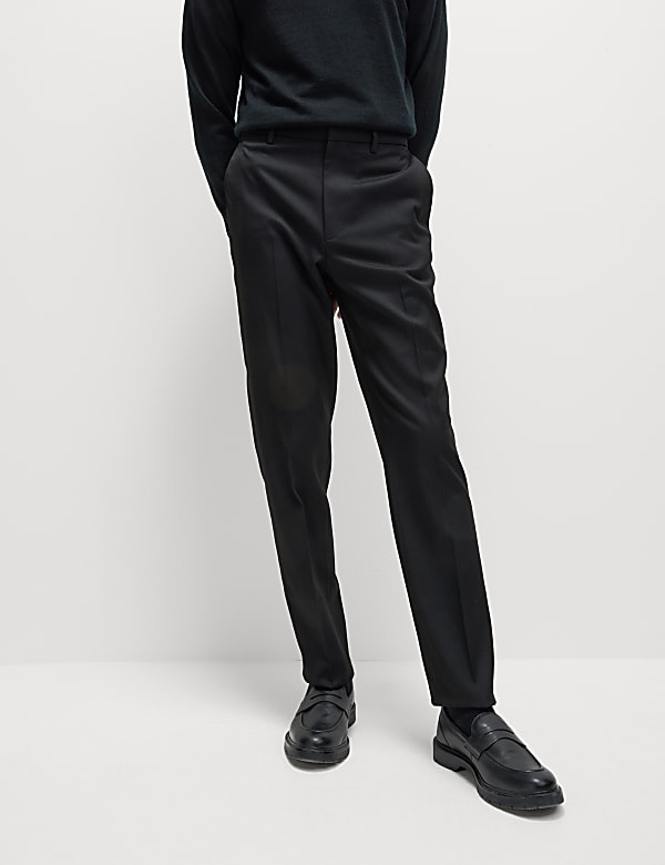 Regular Fit Smart Stretch Trousers