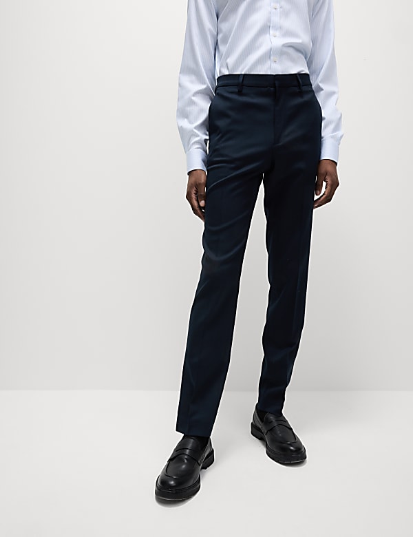 Slim Fit Smart Stretch Trousers