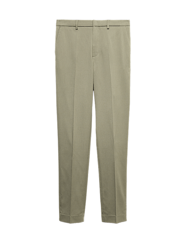 Slim Fit Smart Stretch Trousers