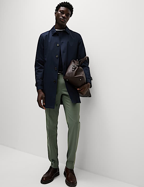 Slim Fit Smart Stretch Trousers - FI